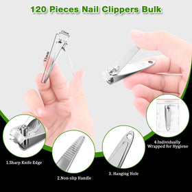 MAGDIY stainless steel nail clippers with a comfortable grip for durable daily use.