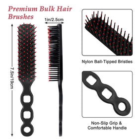 MAGDIY travel hair brushes are compact and packable for hotels and trips.