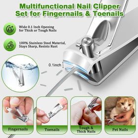 MAGDIY travel clipper kit, compact and lightweight for on-the-go grooming.