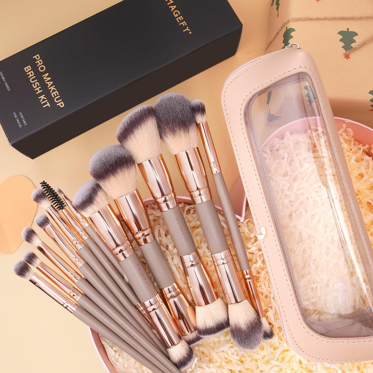 MAGEFY champagne color kit adds chic styling to makeup routines