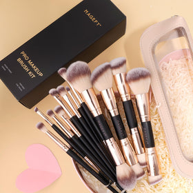 MAGEFY dual-ended eye brush for precise lid work and blends