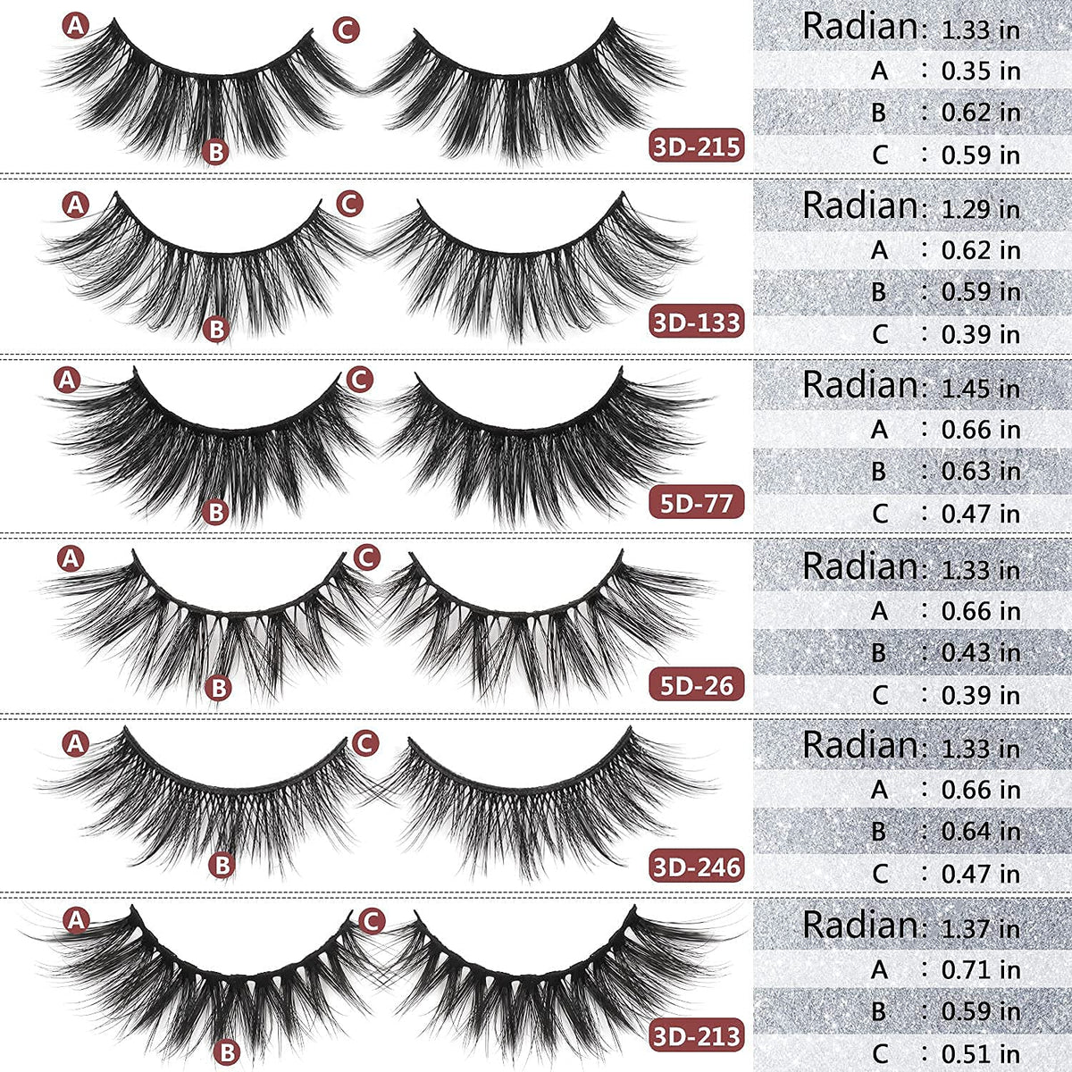 Magefy handmade reusable false eyelashes crafted for lightweight comfort.