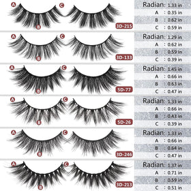 Magefy handmade reusable false eyelashes crafted for lightweight comfort.