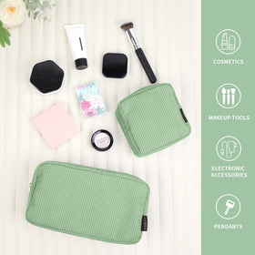 MAGEFY lightweight makeup bag stays in purses for quick touchups