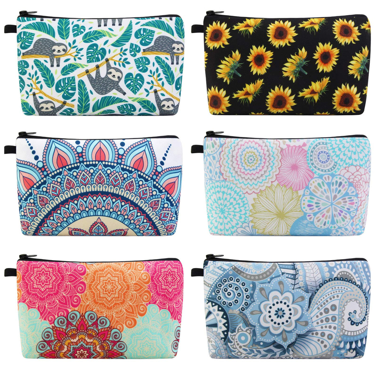 MAGEFY makeup bag six styles collection showcases versatile travel organization for cosmetics