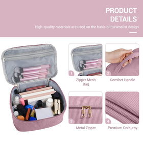 Magefy makeup bag interior pockets for quick access