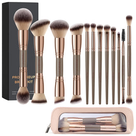 MAGEFY makeup brushes 12pcs with bag for organized on-the-go use
