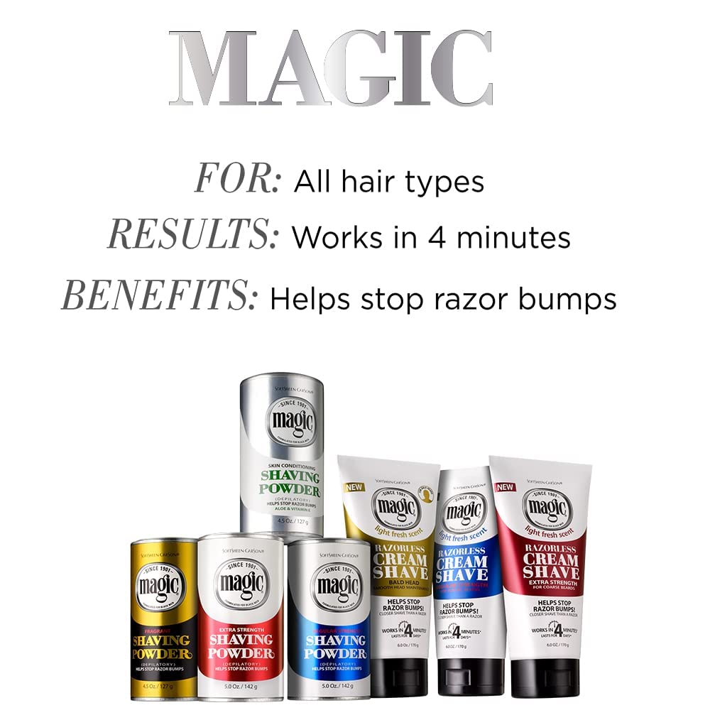 Measuring and stirring Magic Skin Conditioning Shaving Powder for even texture.