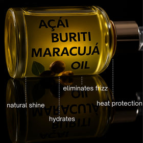MagicSleek Acai Oil drop on hand enables quick application.