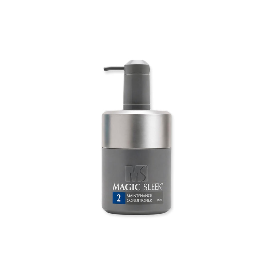 MagicSleek Nourishing Conditioner bottle, sleek design, promotes silky, manageable hair
