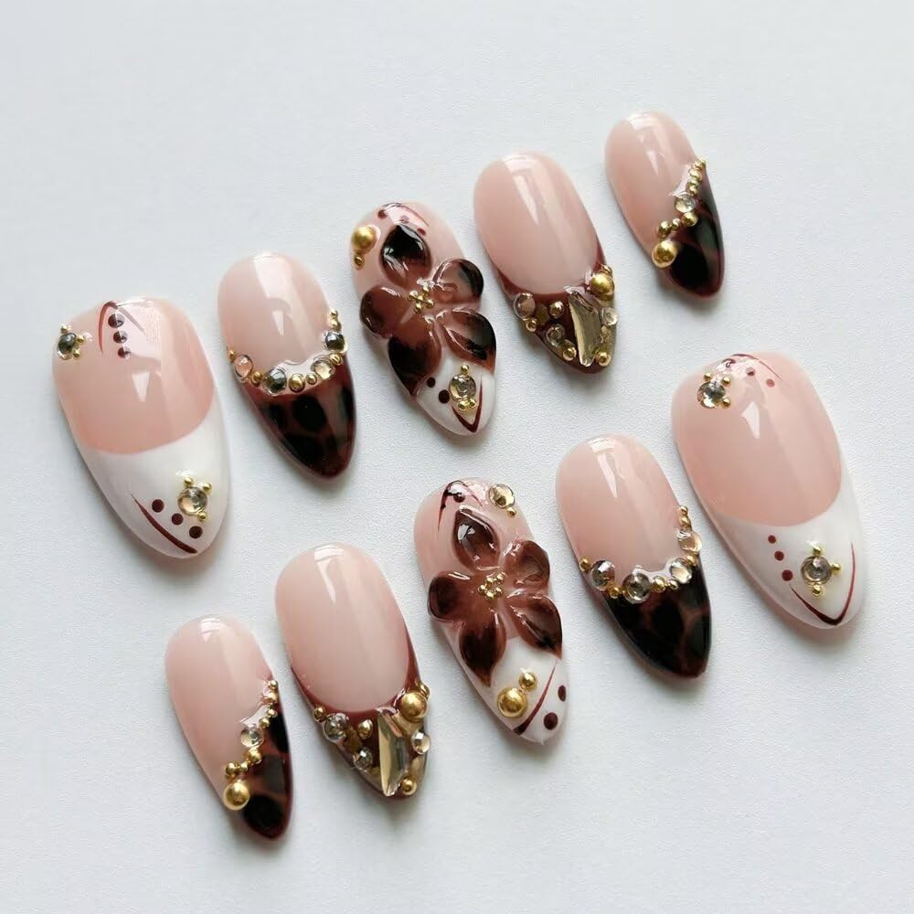 MAGLFELL 3D design fake nails for eye-catching looks