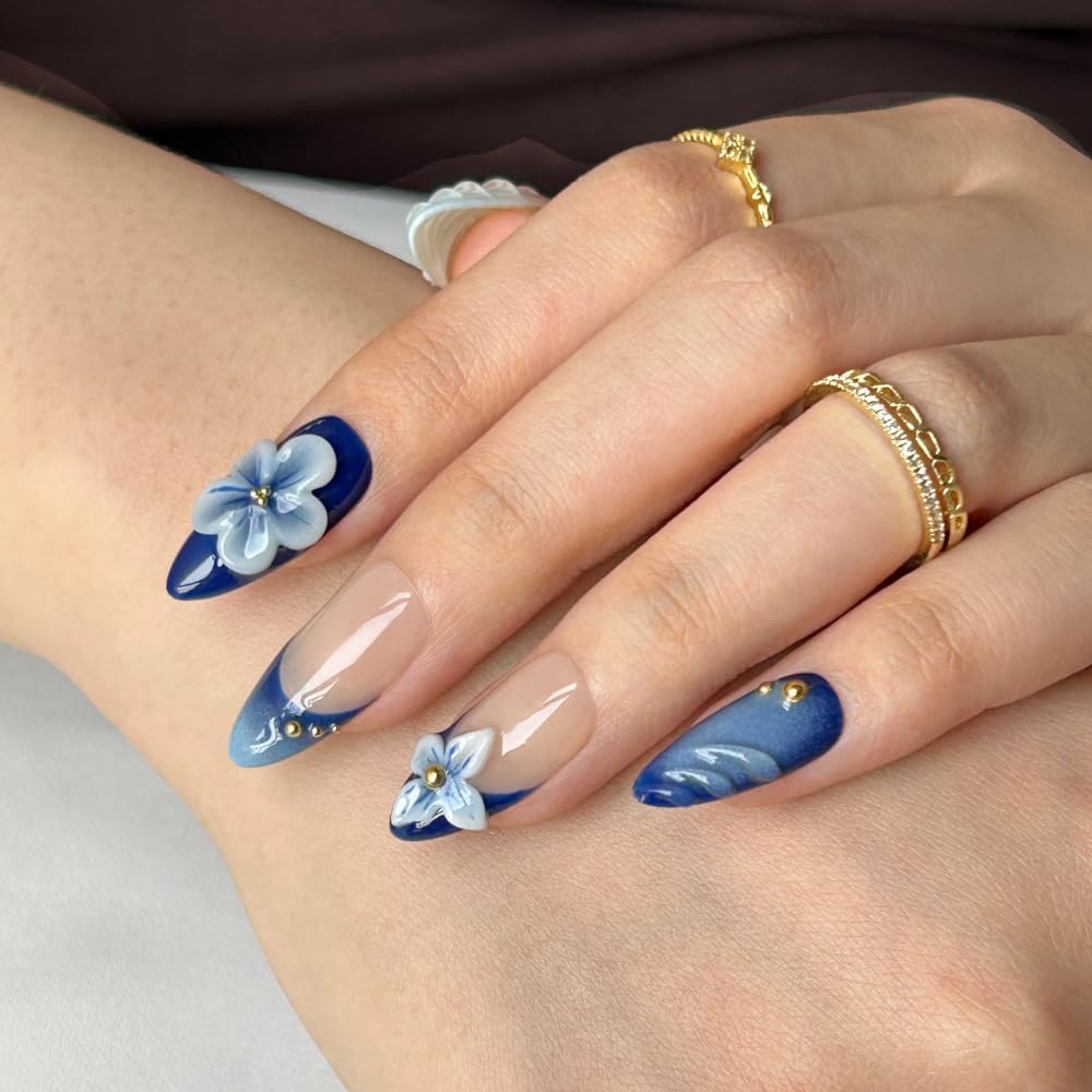Acrylic thick, double-layer structure in MAGLFELL nails supports long-lasting wear