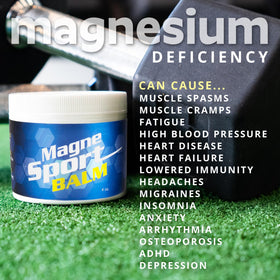 Knee application during recovery after run with MagneSport balm.