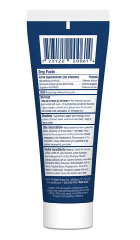 MagniLife foot cream moisturizes severely dry skin on feet