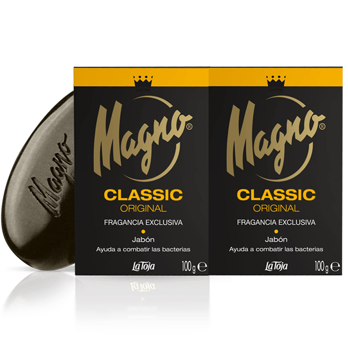 Magno Soap La Toja closeup texture suggests creamy cleansing.