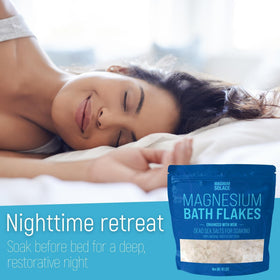 Magnum Solace 10 lbs bag of magnesium flakes for home spa