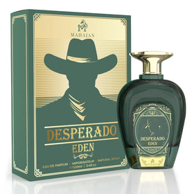 Mahajan Desperado Eden open box unboxing moment, signaling premium fragrance experience.