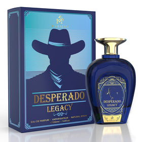 Front view of Legacy bottle signals luxury perfumery for men.