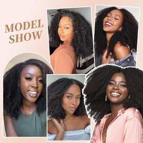 MAHKOTAKU Afro Kinky Curly Clip-Ins Storage-Care guide for longevity.