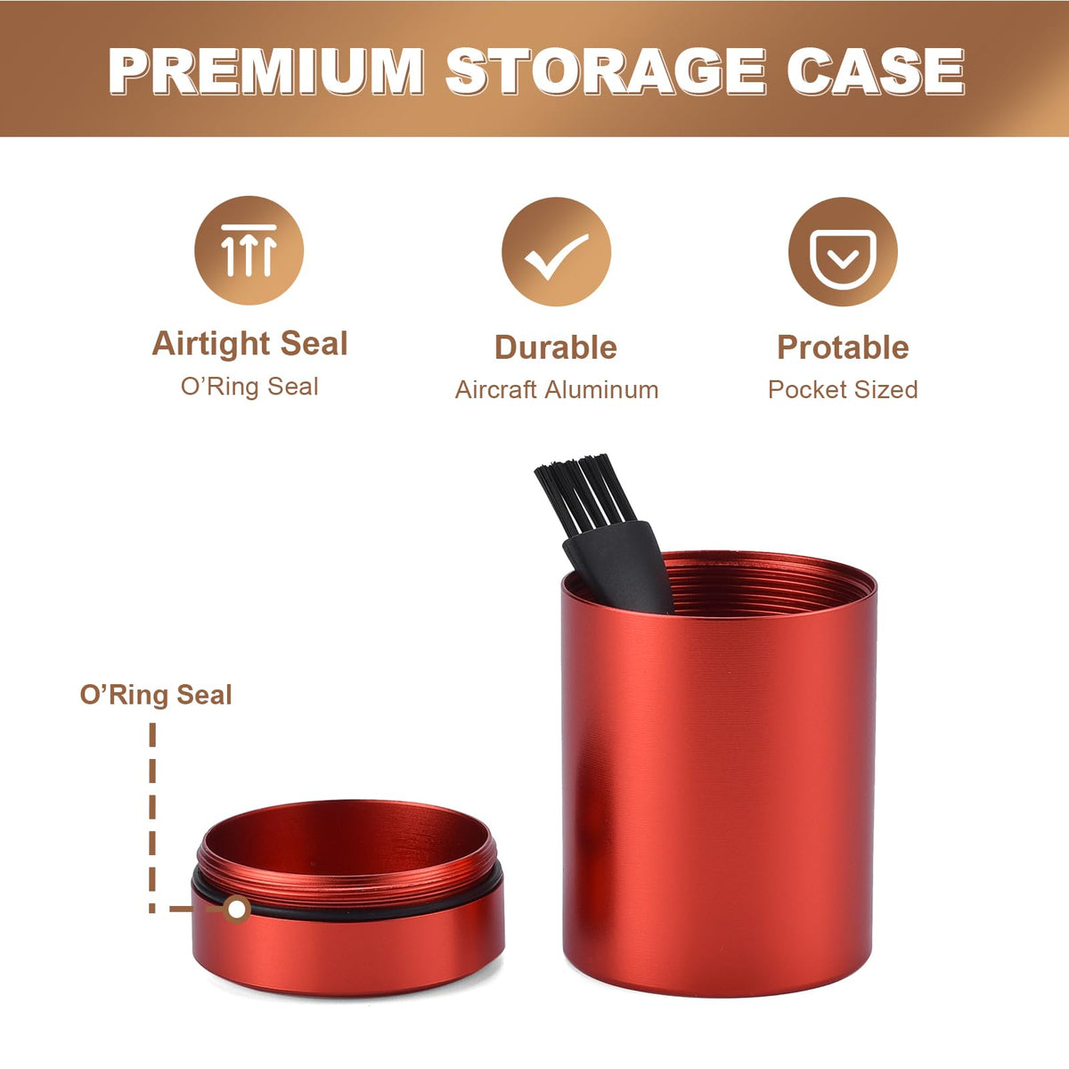 MAICHENG aluminum jar and tray set for organized storage