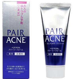 MAIDO JAPAN Lion Pair Ance Creamy Foam Cleanser bottle close-up for gentle cleansing.