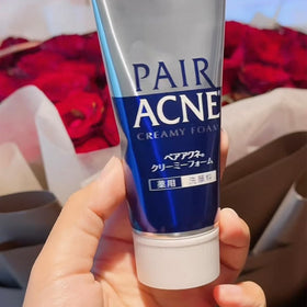 MAIDO JAPAN Lion Pair Ance Creamy Foam Cleanser with soybean extract visual for hydration cues.