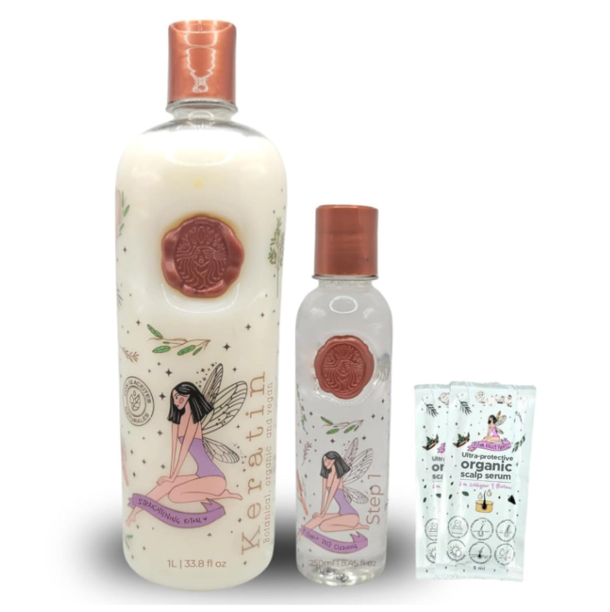 MAIKE AMOUR Organic Keratin bottle with 1 liter for shiny hair