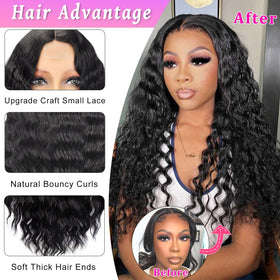 Mairead lace front with 4-inch simulated scalp middle part for realistic styling
