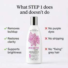 Soft, creamy foam of CLARIFY pre-shampoo ready for use