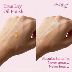 Warm No. 8 Botaniques between palms for facial or body use.
