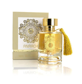 Maison Alhambra Anarch rose-heart notes add refined floral elegance.