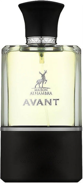 Maison Alhambra Avant bottle front view, ideal for daily wear.