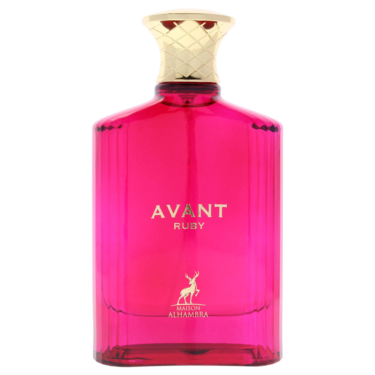 Maison Alhambra Avant Ruby cap detail, highlights elegant craftsmanship for gifting.