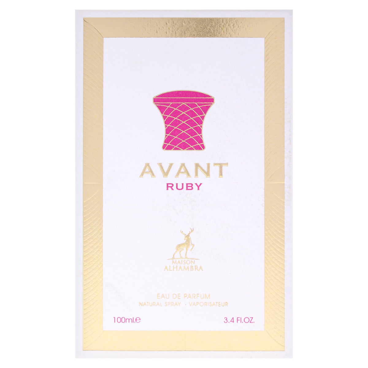 Maison Alhambra Avant Ruby vanity display, enhances on-desk elegance during morning routines.