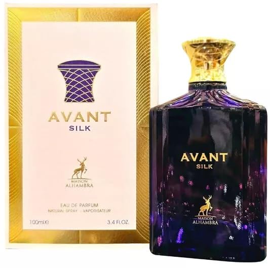 Maison Alhambra Avant Silk packaging box open, gifting-ready presentation for special occasions.