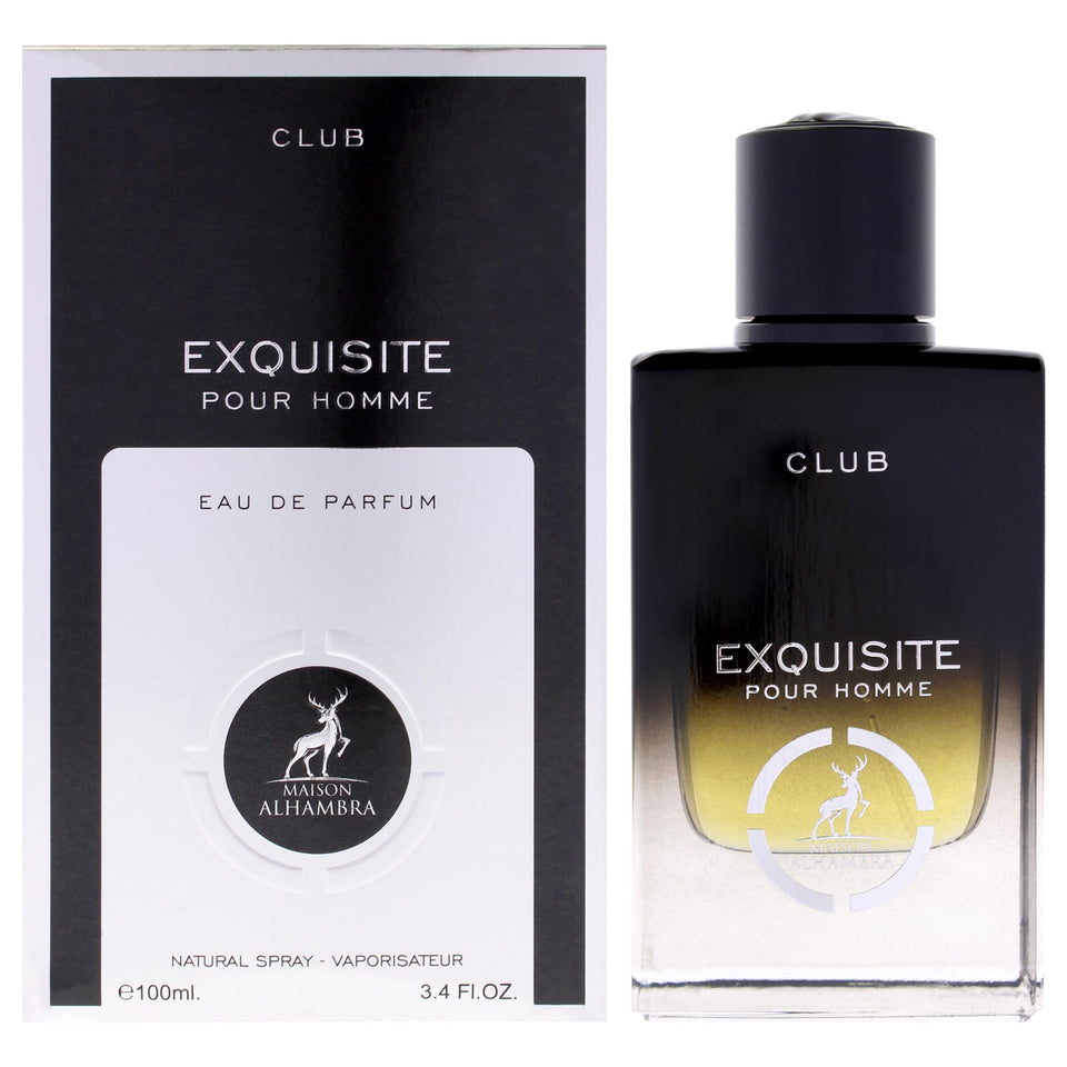 Maison Alhambra Club Exquisite bottle close-up for a refined evening-ready scent