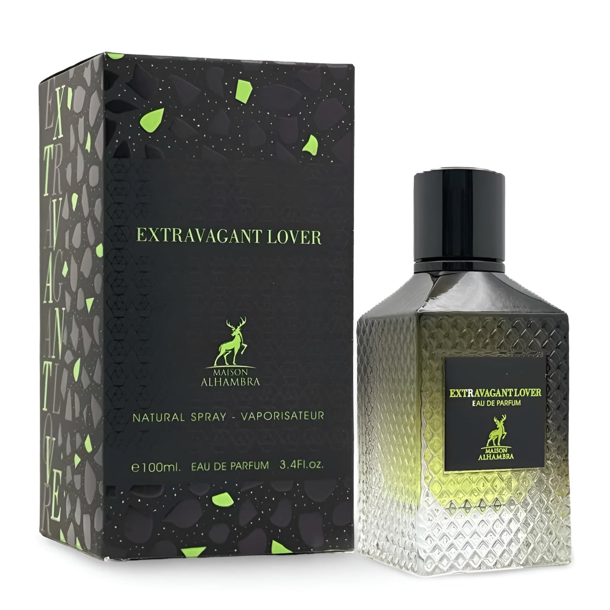 Close-up of the cap and label highlighting premium packaging and refined aesthetics.