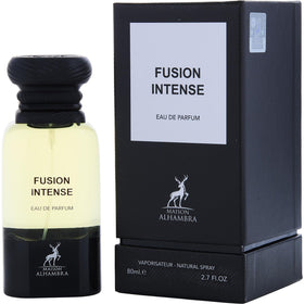 Maison Alhambra Fusion Intense packaging display highlighting gift-worthy presentation
