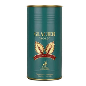 Maison Alhambra Glacier bottle cap close-up, premium design for confident presence