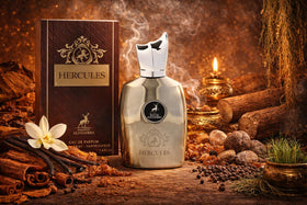 Packaging and bottle design of Hercules enhances gifting appeal and shelf presence.