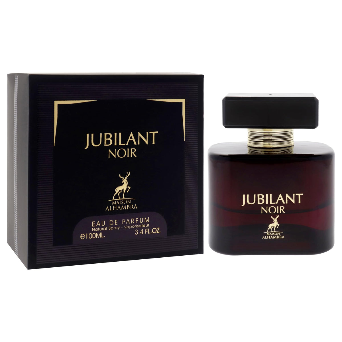 Maison Alhambra Jubilant Noir cap adds compact luxury to your bottle