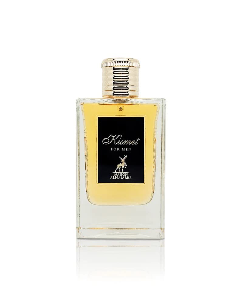 Maison Alhambra Kismet for Men bottle front view for confident evening wear