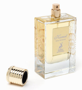 Maison Alhambra Kismet packaging back reveals details and usage cues for occasions.