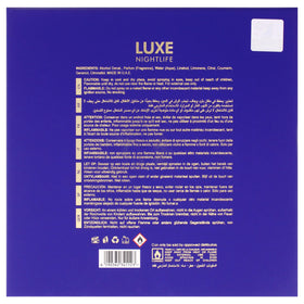Maison Alhambra Luxe Nightlife label design conveys modern elegance.