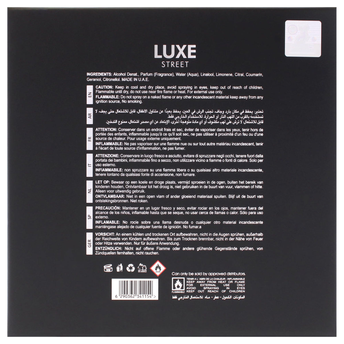 Maison Alhambra Luxe Street spray application demonstrates easy even fragrance release