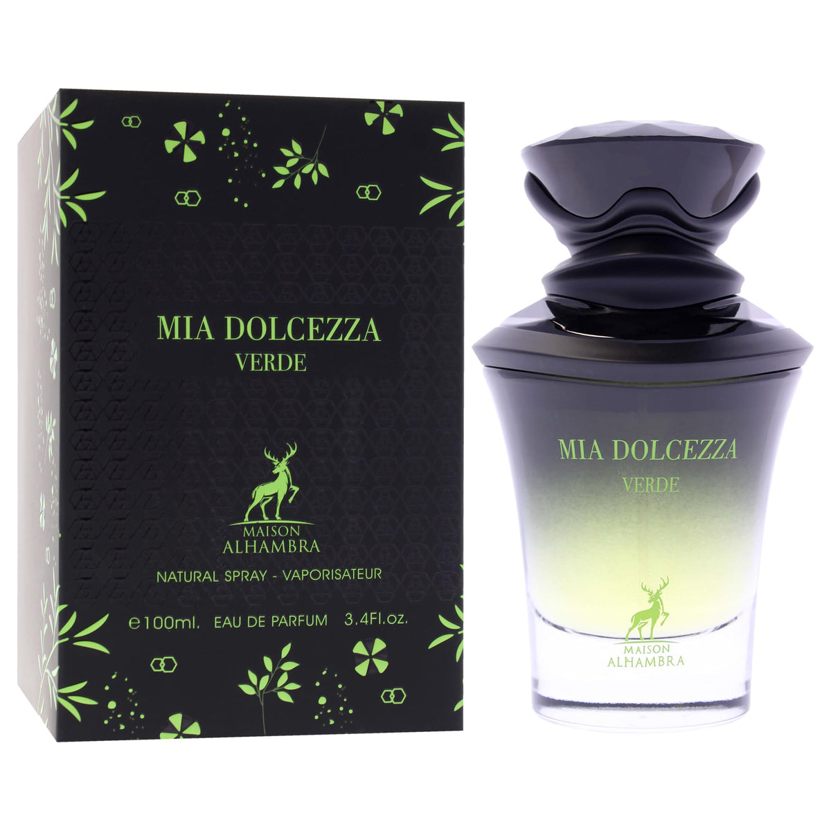 Mia Dolcezza Verde spray shows citrus brightness and herbal clarity.
