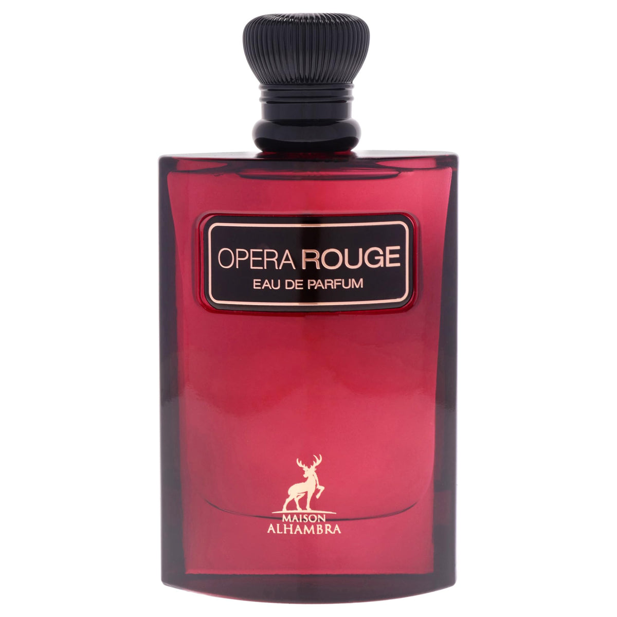 Maison Alhambra Opera Rouge cap closeup reveals premium hardware and luxury feel.