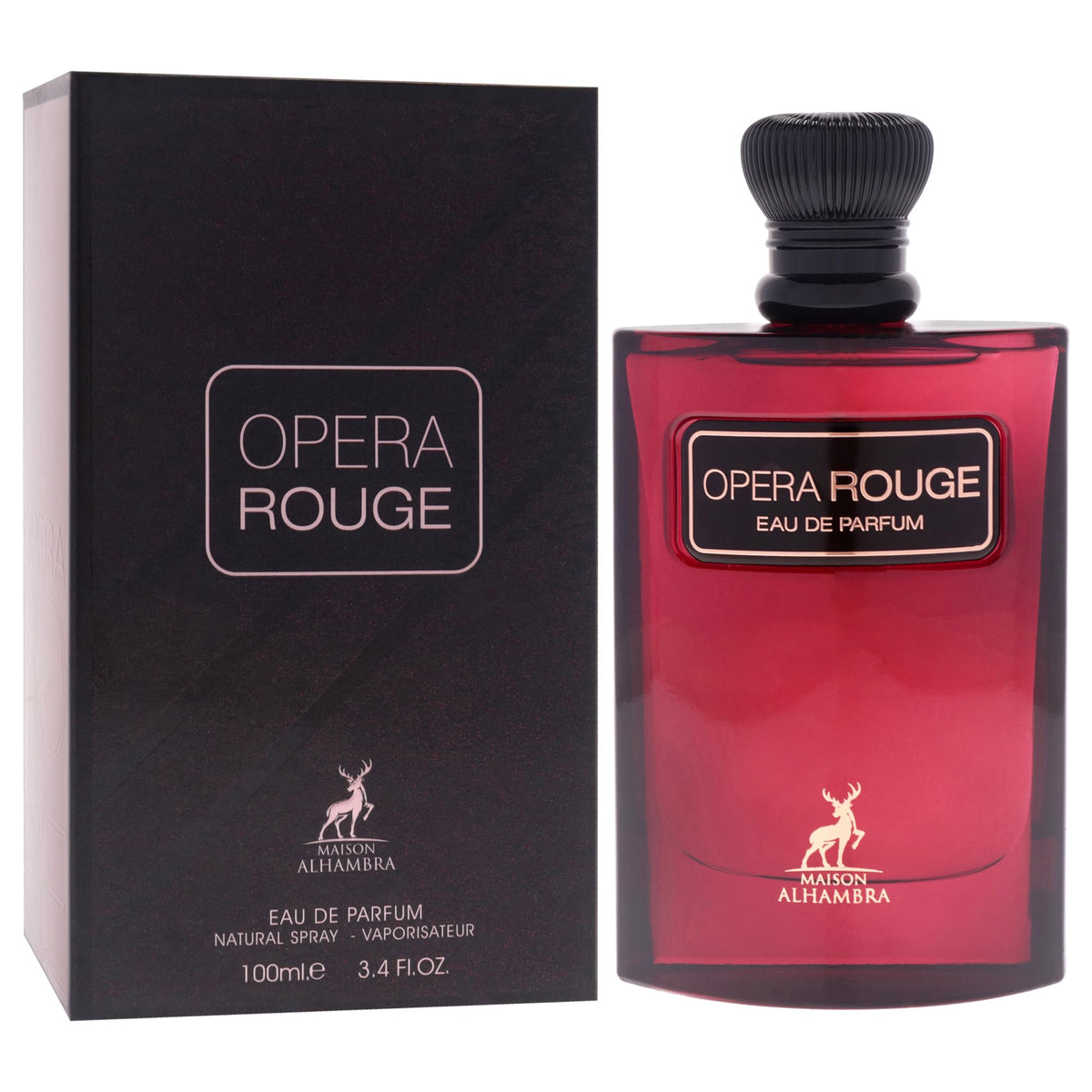 Maison Alhambra Opera Rouge box packaging highlights gift-ready presentation.