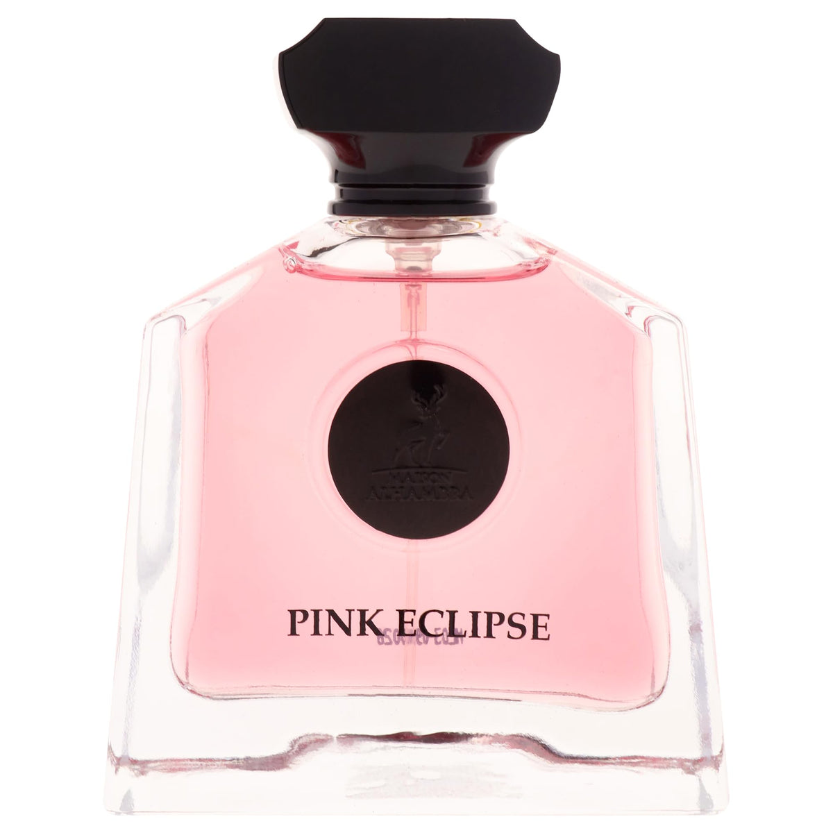 Maison Alhambra Pink Eclipse cap detail, sleek design for confident night-out style.