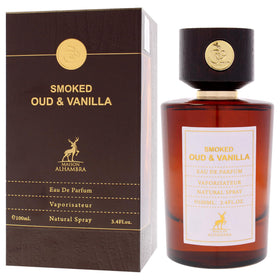 Maison Alhambra Smoked Oud Vanilla gift box showcases luxury fragrance gifting